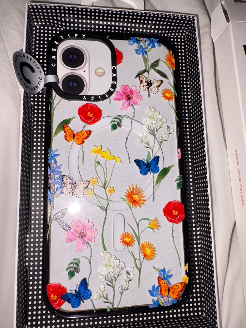 Casetify Floral & Butterfly iPhone 16 plus Case